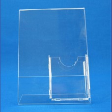 CARTEL L   Horizontal  con tarjetero de 95 x 55 mm<br>Medidas: A-4  con Tarjetero&nbsp;<br>